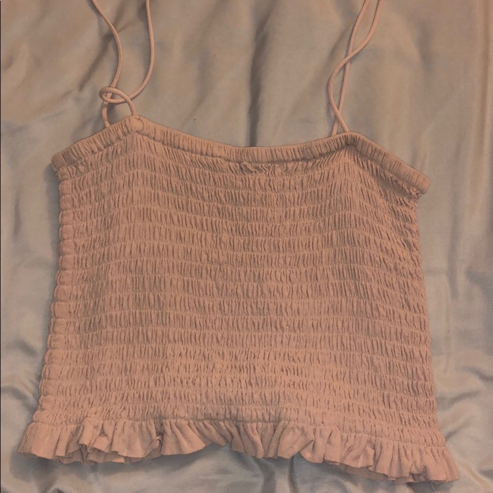 Light Pink Scrunch Tank!💗